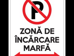 Semn pentru zona de incarcare marfa