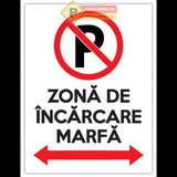 Semn pentru zona de incarcare marfa